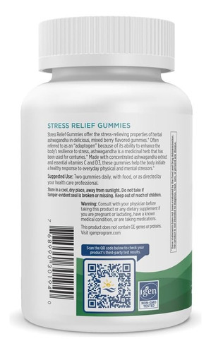 Gomas De Alívio De Estresse Nordic Naturals, Frutas Vermelha - Imagem 3