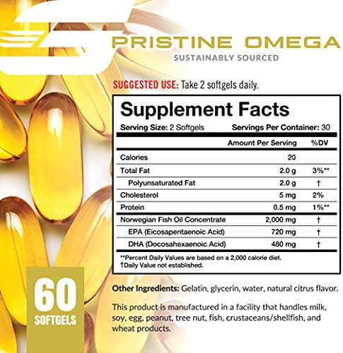Granite® Pristine Omega (60 Cápsulas Gelatinosas, Sabor Cít - Imagem 2