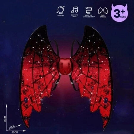 Elfo Fantástico Fada Elétrica Borboleta Asas Com Luz E Músic — foto 10 Elfo Fantástico Fada Elétrica Borboleta Asas Com Luz E Músic — foto 10