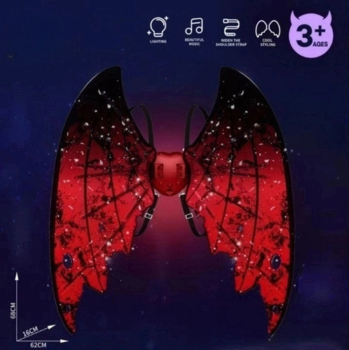 Elfo Fantástico Fada Elétrica Borboleta Asas Com Luz E Músic — foto 10 Elfo Fantástico Fada Elétrica Borboleta Asas Com Luz E Músic - Imagem 10