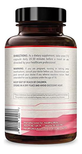 Healthyway Berberina 500mg 180 Cápsulas - Imagem 2