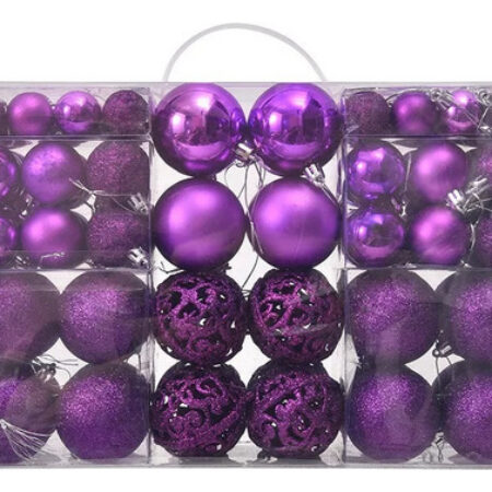 Conjunto De Enfeites De Bolas De Natal De 100 Peças - Imagem 16
