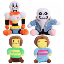 Conjunto De Bonecas De Pelúcia Undertale De 4 Peças