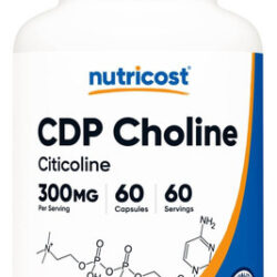Nutricost Cdp Colina (citicolina) 300 Mg, 60 Cápsulas Vegeta