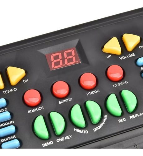 Teclado De Piano Elétrico Usb De 37 Teclas Para Instrumentos - Imagem 10