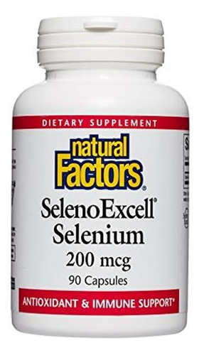 Fatores Naturais, Selenoexcell Selenium 200mcg, Antioxidant - Imagem 5