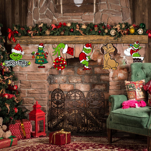 Decorações De Árvore De Natal Grinch, 23 Decorações De Natal - Imagem 10