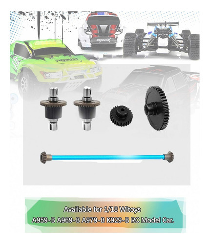 Caixa De Velocidades Wltoys A959-b K929-b 1/18 Rc Rc Bugg - Imagem 2