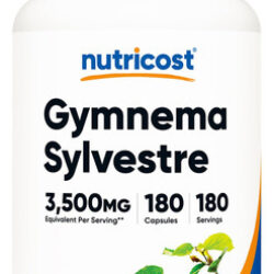 Suplemento Nutricost: Extrato De Gymnema Sylvestre 3500mg 18