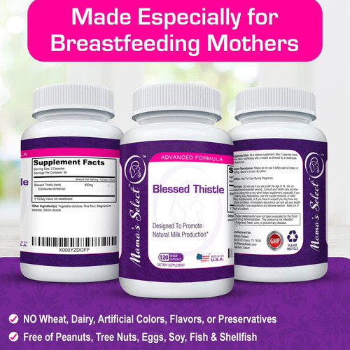 Suplemento De Amamentação Mamas Select Blessed Thistle, 800 - Imagem 6