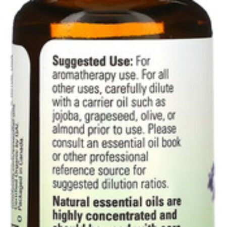 Óleo De Lavanda Now Foods 30 Ml Orgânico Importado 3un - Imagem 4