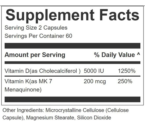 Vitamina Diu De Alta Potência Therasuva + K2 (mk 7) Óleo De - Imagem 2