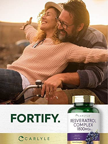 Suplemento De Resveratrol Carlyle 1800 Mg | 180 Cápsulas | - Imagem 5