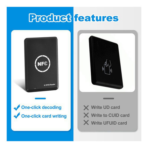 Copiadora Rfid Nfc De 13,56 Khz Key Fob Nfc Reader Writer 13 - Imagem 5