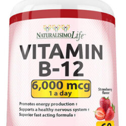 Vitamina B12 6.000 Mcg Fórmula De Ação Rápida De Força Máxi