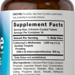 Suplemento Carlyle Sam-e | 1200mg | 50 Comprimidos Com Reves