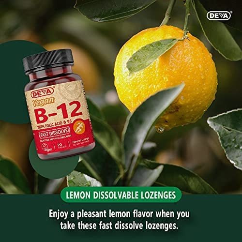 Vitamina B-12 Marca Deva, 1000 Mcg, 90 Comprimidos - Imagem 7