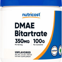Nutricost Puro Dmae-bitartarato Em Pó 100 Gramas