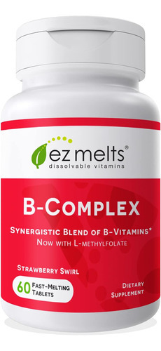 Vitamina B-12 Marca Ez Melts, 360 Mcg, 60 Comprimidos
