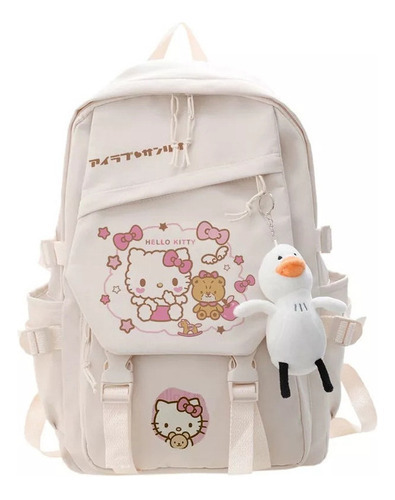 Mochila Feminina Hello Kitty, Para Meninas, Secundária, Japã - Imagem 11