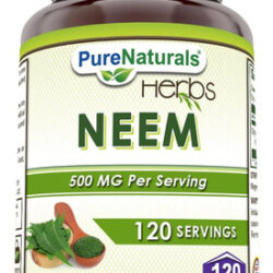 Pure Naturals Neem (feito Com Folha De Neem Natural) | Suple