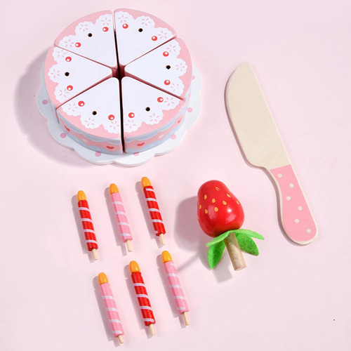 De Madeira Para Bolo De Aniversário S 3 4 5 - Imagem 8