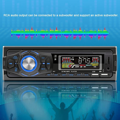Leitor De Música De Carro Automático Bt Mp3 Player Receptor - Imagem 8