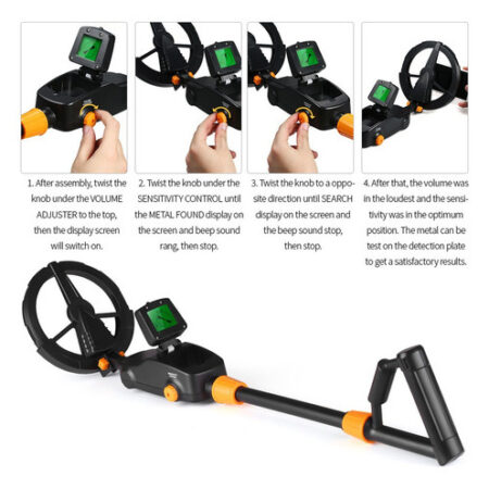 Detectores De Tesouros Com Rastreador Gold Shovel Hunter - Imagem 6