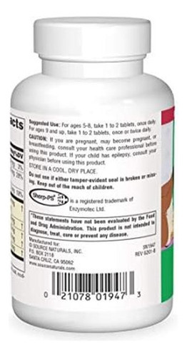 Source Naturals Criança Atenta - Nutrientes Cognitivos Saud - Imagem 2