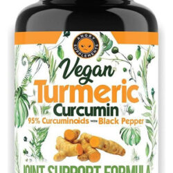 Curcumina De Cúrcuma Vegana Com Extrato De Pimenta Preta (60