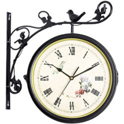 Boo Estilo Vintage De Metal Dupla Face Retro Pendurado Na