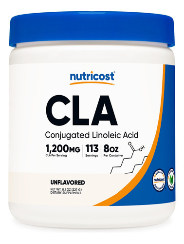 Suplemento Nutricost Cla (ácido Linoléico Conjugado) 227g Po