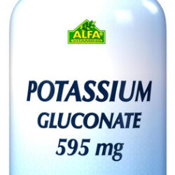 Gluconato De Potássio 595 Mg Da Alfa Vitamins - Suporta A Fu