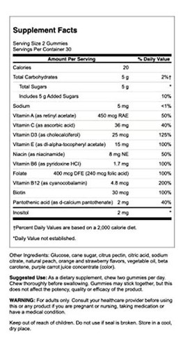 Gomas Multivitamínicas Para Adultos Com Frutas Mistas Swans - Imagem 2