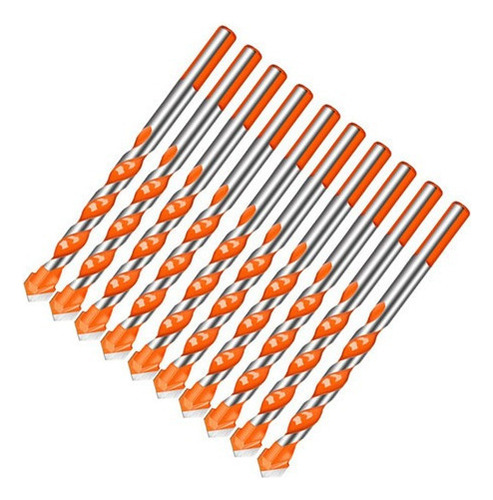 Kit De Broca De Torção Triangular 10 Em 1 - 10mm