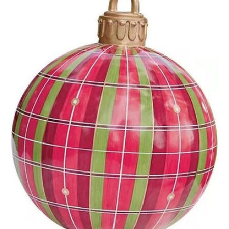 Bola Inflável Gigante Da Decoração Do Pvc Do Natal 60cm - Imagem 5