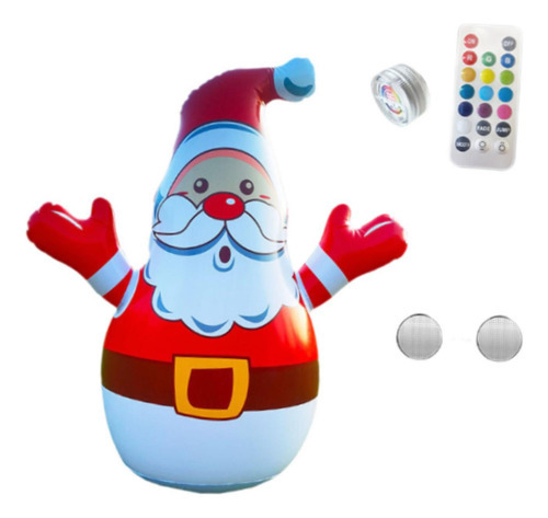 Papai Noel Inflável De Natal Com Controle Remoto, Enfeite
