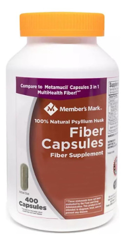 Members Mark Fiber Capsules 400 Count (pacote Com 1)