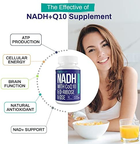 Aesticum Nadh 50mg + Coqmg + D-ribose 150mg Supplement, Boos - Imagem 5
