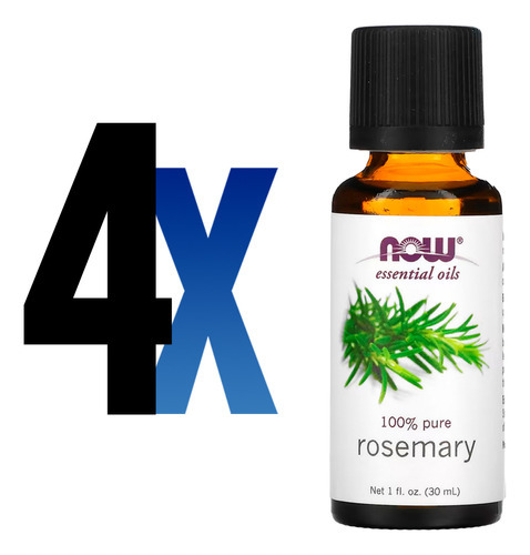Óleo De Alecrim 30ml Now Foods 100% Puro Importado 4un - Imagem 2