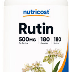 Suplemento Nutricost Rutin 500mg 180 Cápsulas Sem Glúten