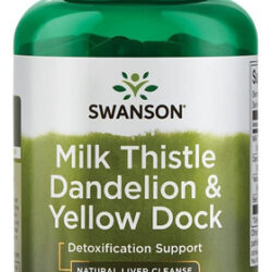 Swanson Milk Thistle, Dandelion & Yellow Dock - Suplemento D