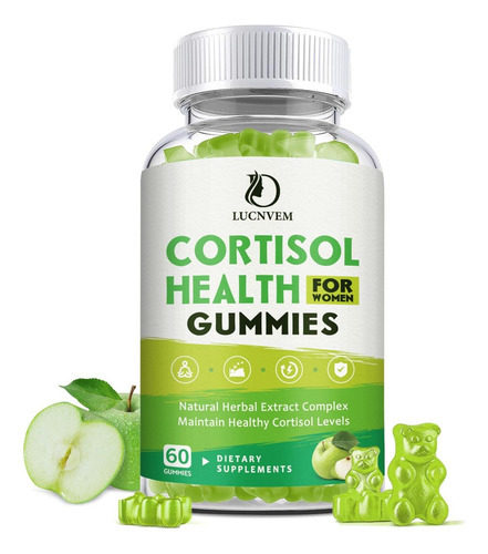 Lucnvem Cortisol Suplementos Gomas Para Mulheres, Magnésio A
