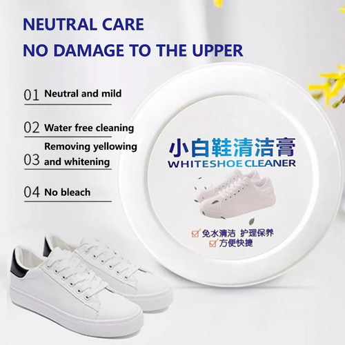 ~ Creme De Limpeza Multifuncional Para Sapatos E Branco, 3 - Imagem 6
