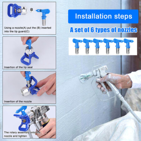 Dicas De Máquina De Pulverização Accessory Paint Airless - Imagem 2