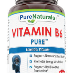 Pure Naturals Vitamina B-6, 100 Mg 100 Comprimidos - Apoia O