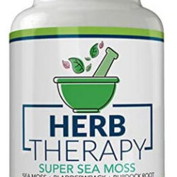 Herb Therapy Super Sea Moss Cápsulas Orgânicas De Musgo Do