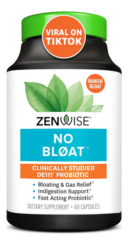 Zenwise No Bloat - Alívio De Inchaço E Gases Com Probiótico