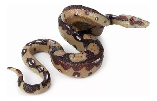 . Grande Cobra De Borracha Realista, Brinquedo De Serpente - Imagem 5