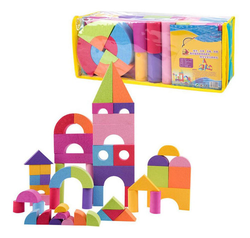 De Construção De Espuma E Segura De 50 Peças Para - Imagem 5